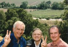 Tasting History Taber With Judgment Of Paris Winners Left To Right Jim Barrett George Taber Warren Winiarski