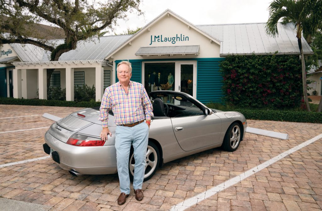 Cars are important to Jay McLaughlin. This 1980 Porsche 911 is one of several in his collection. Photo by Steven Martine