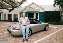 A Day with Jay McLaughlin Cars are important to Jay McLaughlin. This 1980 Porsche 911 is one of several in his collection. Photo by Steven Martine