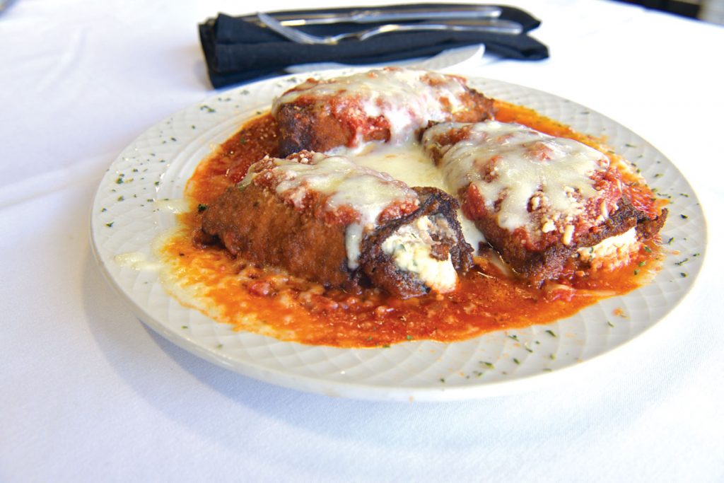 Eggplant Rolatini. Photo by Kelly Rogers