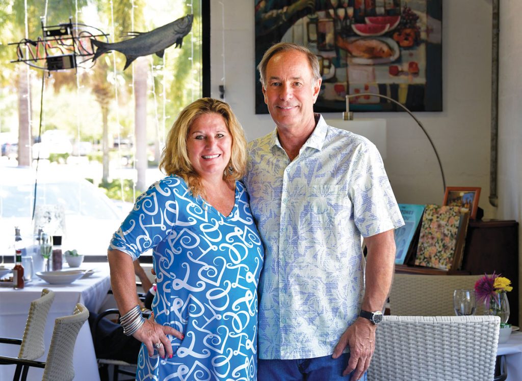 Kimmy Coveny and Joey Fenyak have been supplying Vero Beach residents with fresh seafood in a friendly environment for 12 years. Photo by Kelly Rogers