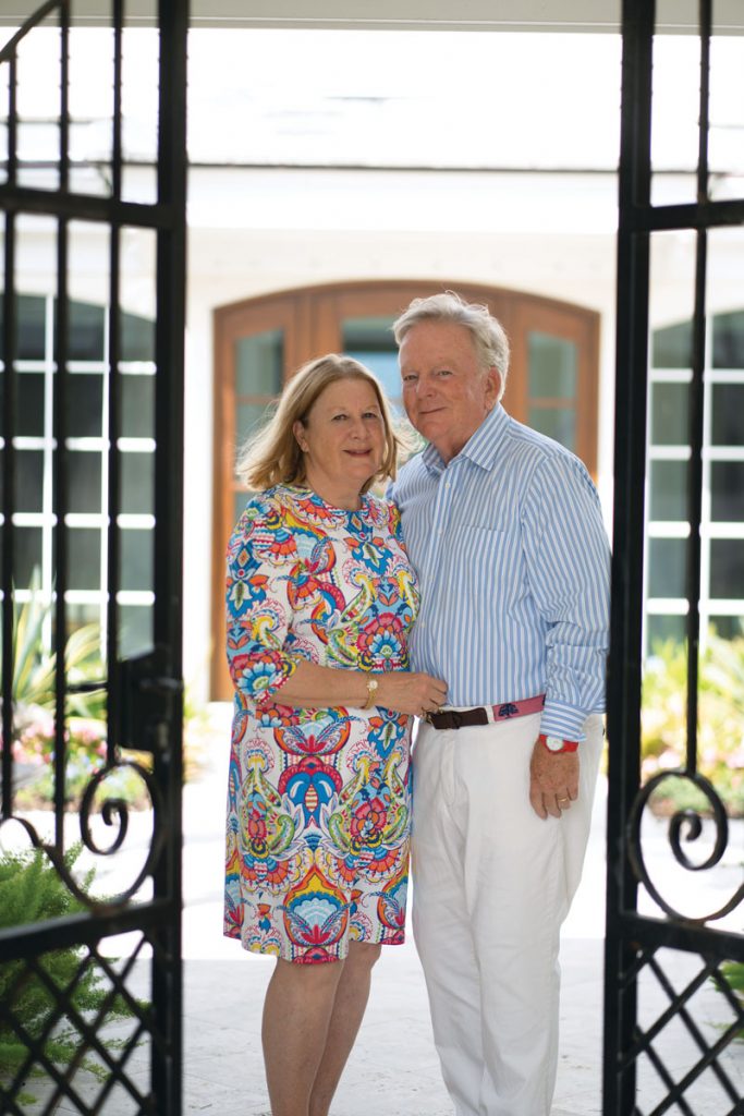 Married in 1974, Joan and Jay McLaughlin couldn’t be happier with the home they remodeled together in John’s Island. Photo by Steven Martine