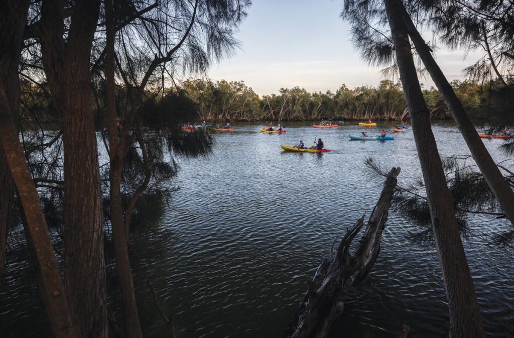 Kayak tours, popular in the refuge, are a good way to see all sorts of flora and fauna. Photo by Sam Wolfe
