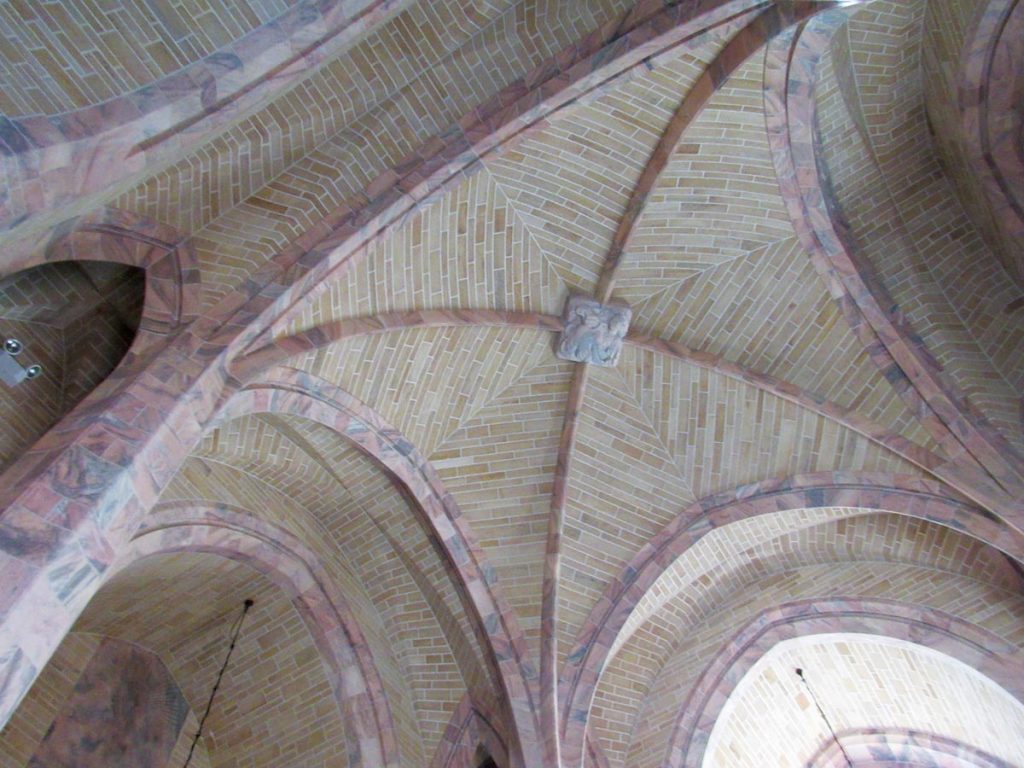 Philadelphia architect Milton B. Medary married Gothic elements with coquina stone from St. Augustine and pink-and-gray marble from Georgia