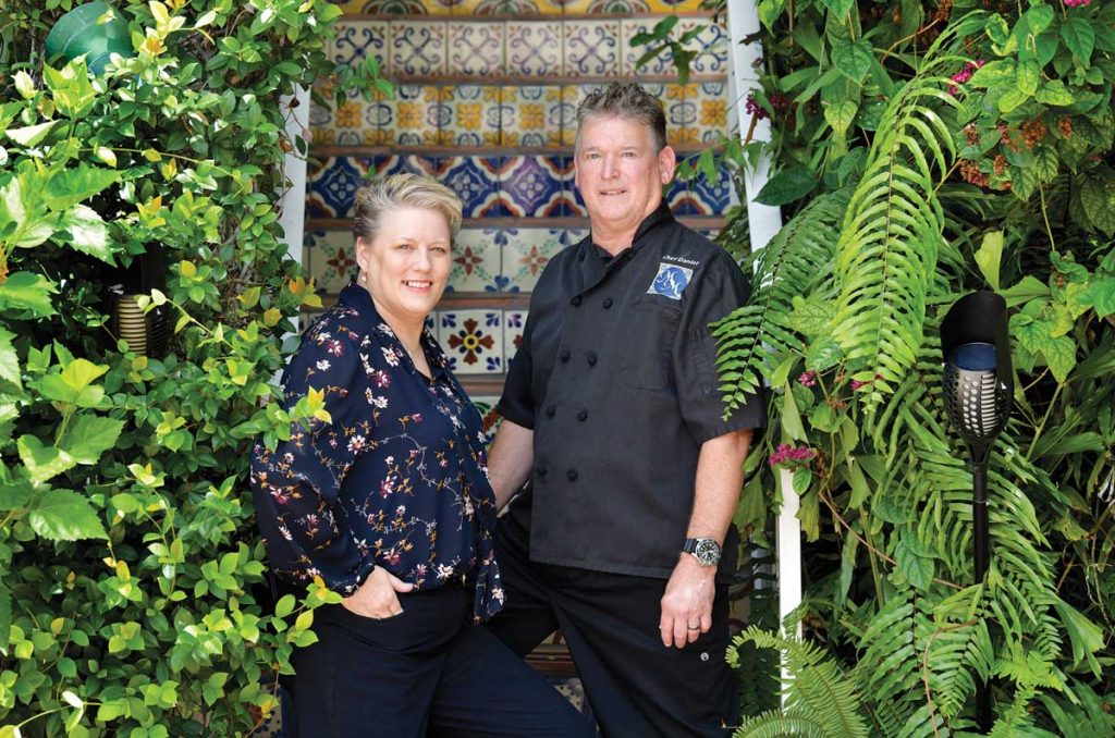 Business partners Colleen Carr and Dan Wise strive to give each guest, new and established, a great experience when visiting the resort for a meal or drinks. Photo by Kelly Rogers