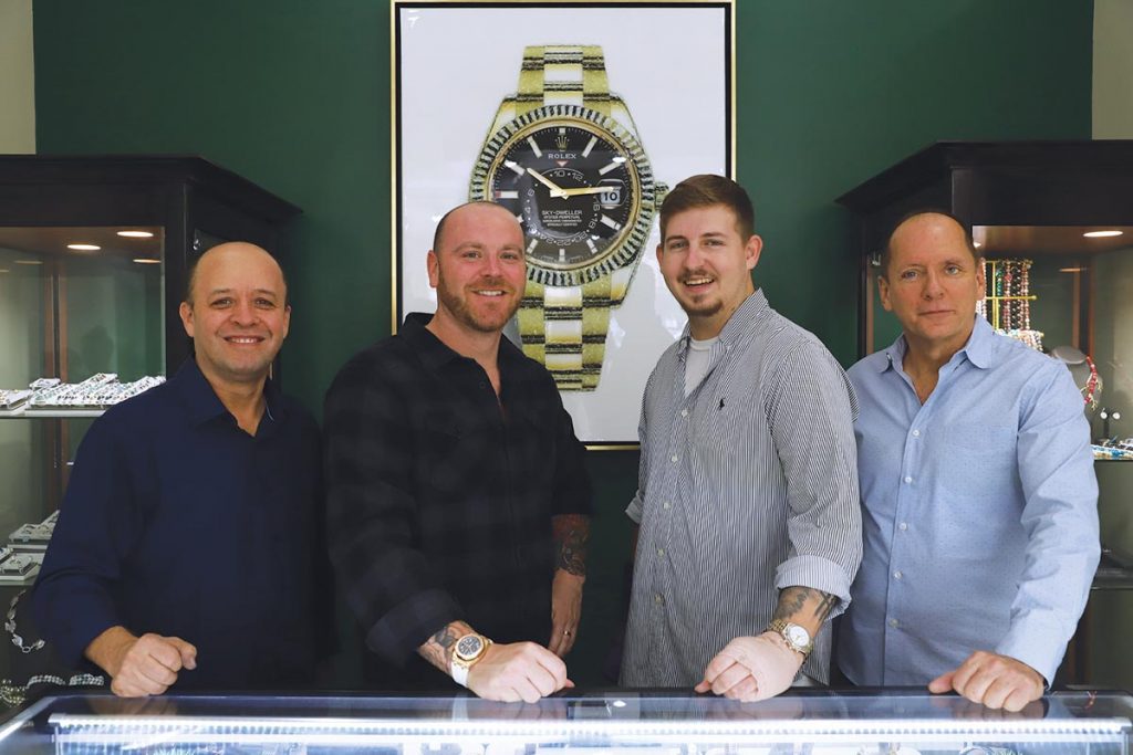 Gabe Cardenas, Michael Legg, Jordan Bruce, and Ray McGuinness