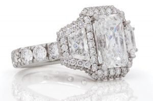 Once a rendering is approved, the finished piece of jewelry is created
