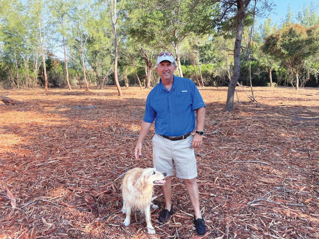 Joe Earman, chairman of the Indian River County Board of County Commissioners, visits the Lost Tree Island named after his late grandfather, also Joe Earman. Photo by Wendy Swindell
