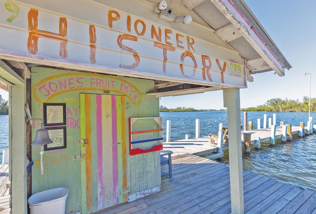 Jones Pier is a local landmark along the Indian River Lagoon. Photo by Sam Wolfe