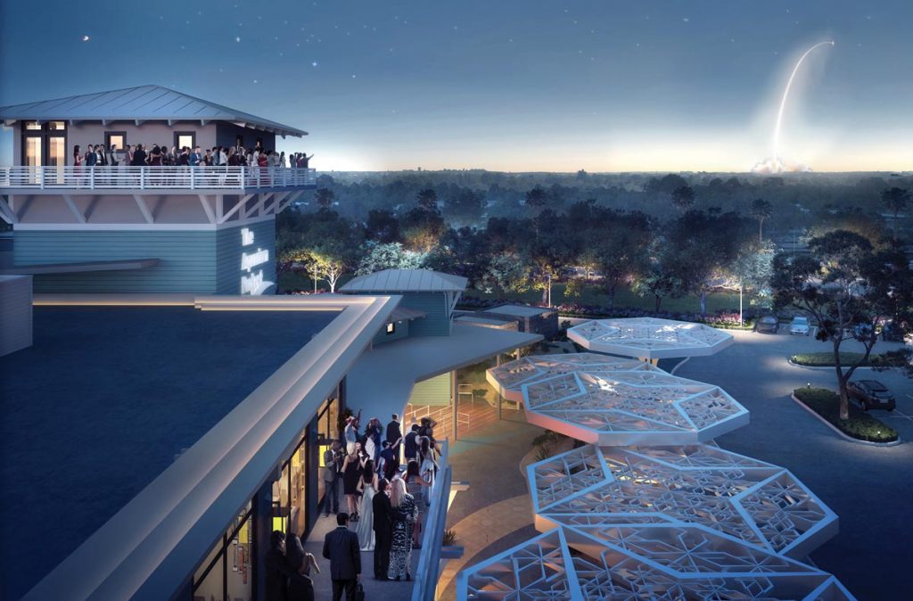 The 14-acre campus of the new aquarium will be near Cape Canaveral