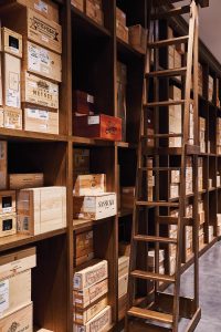 The cellar is designed to store up to 55,000 bottles of wine for Windsor residents. Photo by Aric Attas