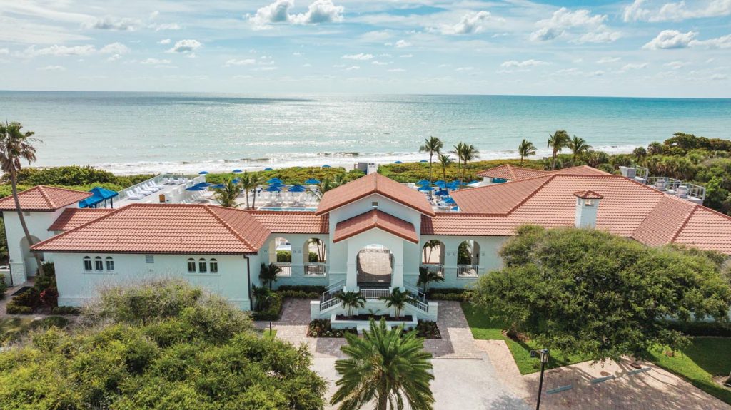 The newly renovated Grand Harbor Beach Club is 8,674 square feet