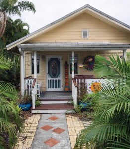 Dawn Miller's Art Village home. Photo by Steven Martine