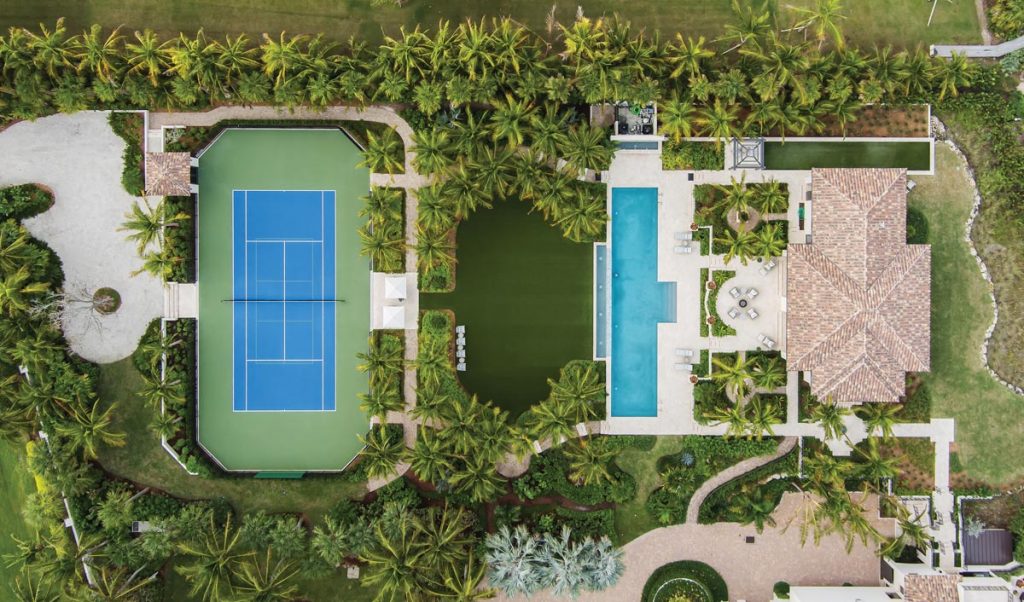 Kris Trustey worked with landscape architect Mark Sartain on the layout of the property. Photo by Sam Wolfe