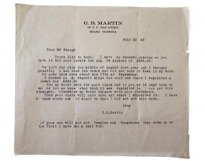 The communications involved in the 1940s property purchase show a personal touch characteristic of the times 2