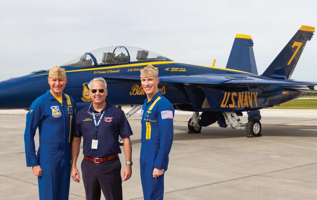 Lt. Cdr. Brian Vaught, Jeff Devlin, Lt. Connor O’Donnell