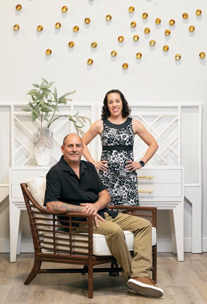 Catherine Blüm and Tim Ledford have been leading the team at David Francis in Vero Beach since 2020. Photo by Steven Martine