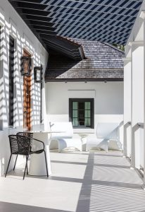 Outdoor living area. Photo by Owen McGoldrick Photography