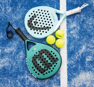 Get ready to play padel. Photo by Steven Martine