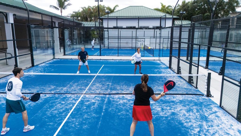 On the court. Photo by Steven Martine