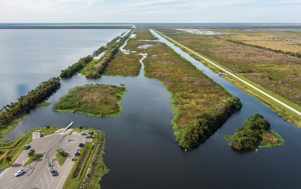 The Stick Marsh CWA is a small area in the bottom right of this picture. Photo by Sam Wolfe