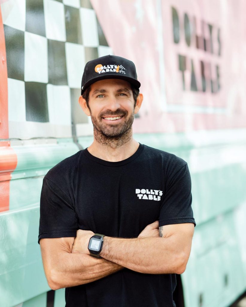 Zach Saunders’ pink food truck, with its creative cuisine, is a welcome sight around Vero Beach. Photo by Kim Bottalico