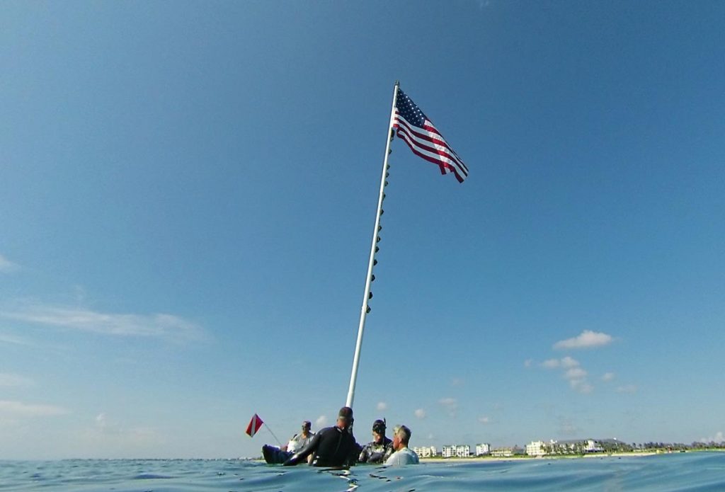 The Vero Beach native started the tradition in 2009 to bring attention to the health of the shallow reef. Photo by Jim Wilson