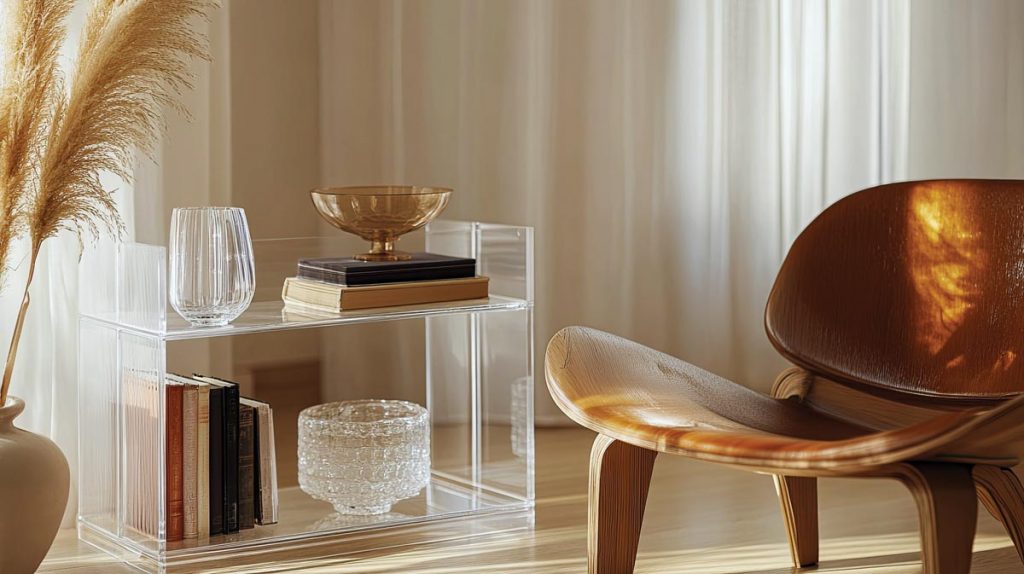 Acrylic furniture pairs well with a variety of decor, both traditional and modern. Photo courtesy of AdobeStock