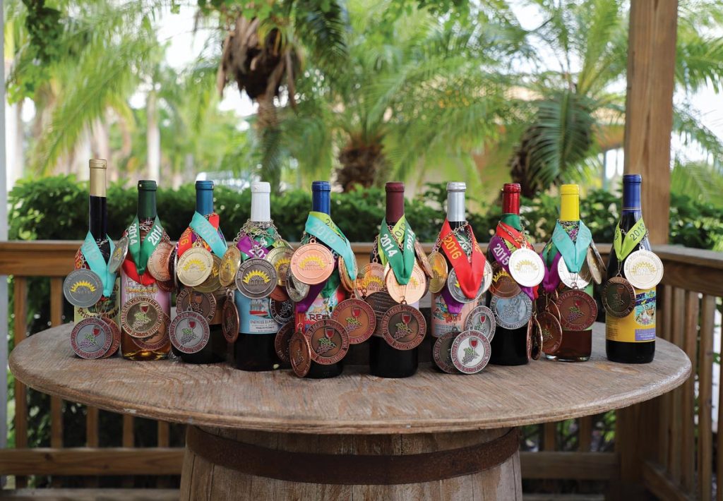 Summer Crush's award-winning wines. Photo by Annie Shaw Photography