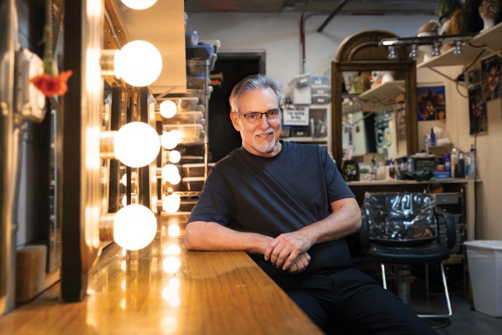 Robin Volsky began his association with Vero Beach Theatre Guild in 1992 volunteering as a makeup artist and an occasional actor. Photo by Sam Wolfe