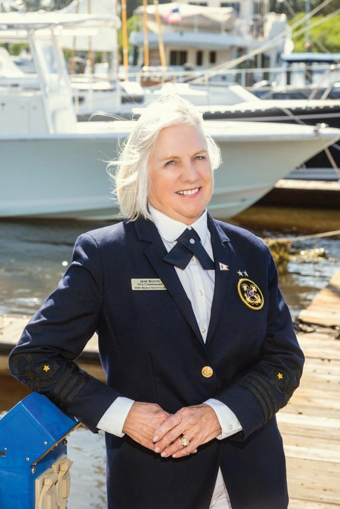 Jane Booth, incoming commodore of the Vero Beach Yacht Club. Photo by Steven Martine