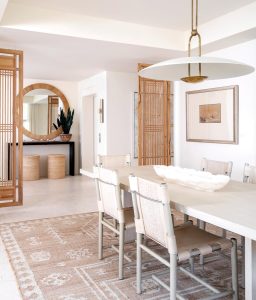 The dining room. Photo by Daisy Burns