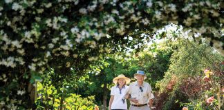 Rhonda and Bill Spilman of Country Care Roses. Photo by Steven Martine