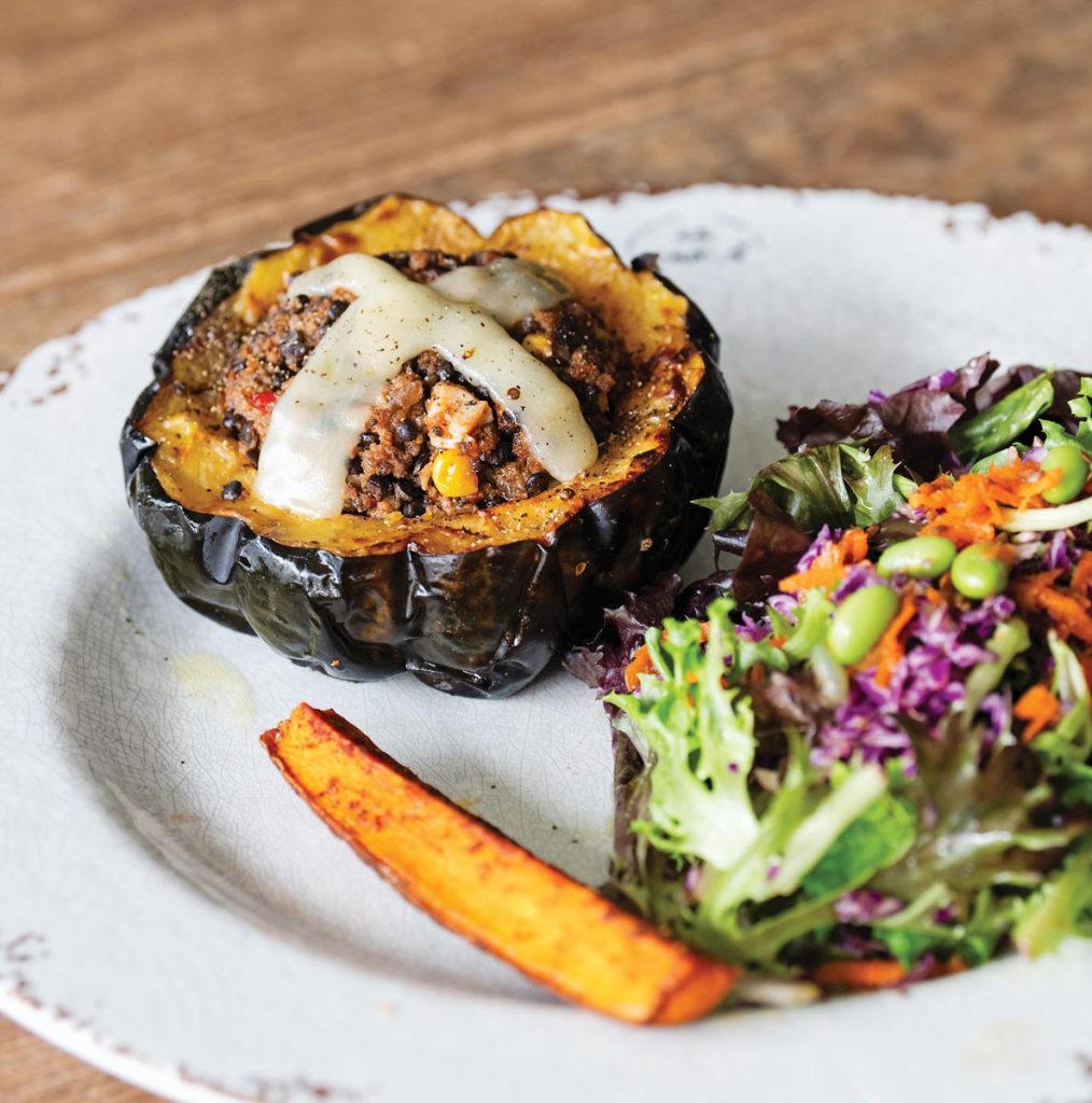 Turkey Acorn Squash at La Tabla. Photo by Kim Bottalico