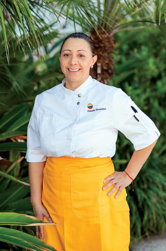 Pastry chef Claudia Gonzalez enjoys delighting Windsor members with her sweet desserts and varied menu. Photo by Kim Bottalico