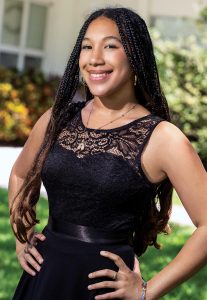 Adrianna Knopp has grown her confidence in five years of singing with the choir. Photo by Steven Martine