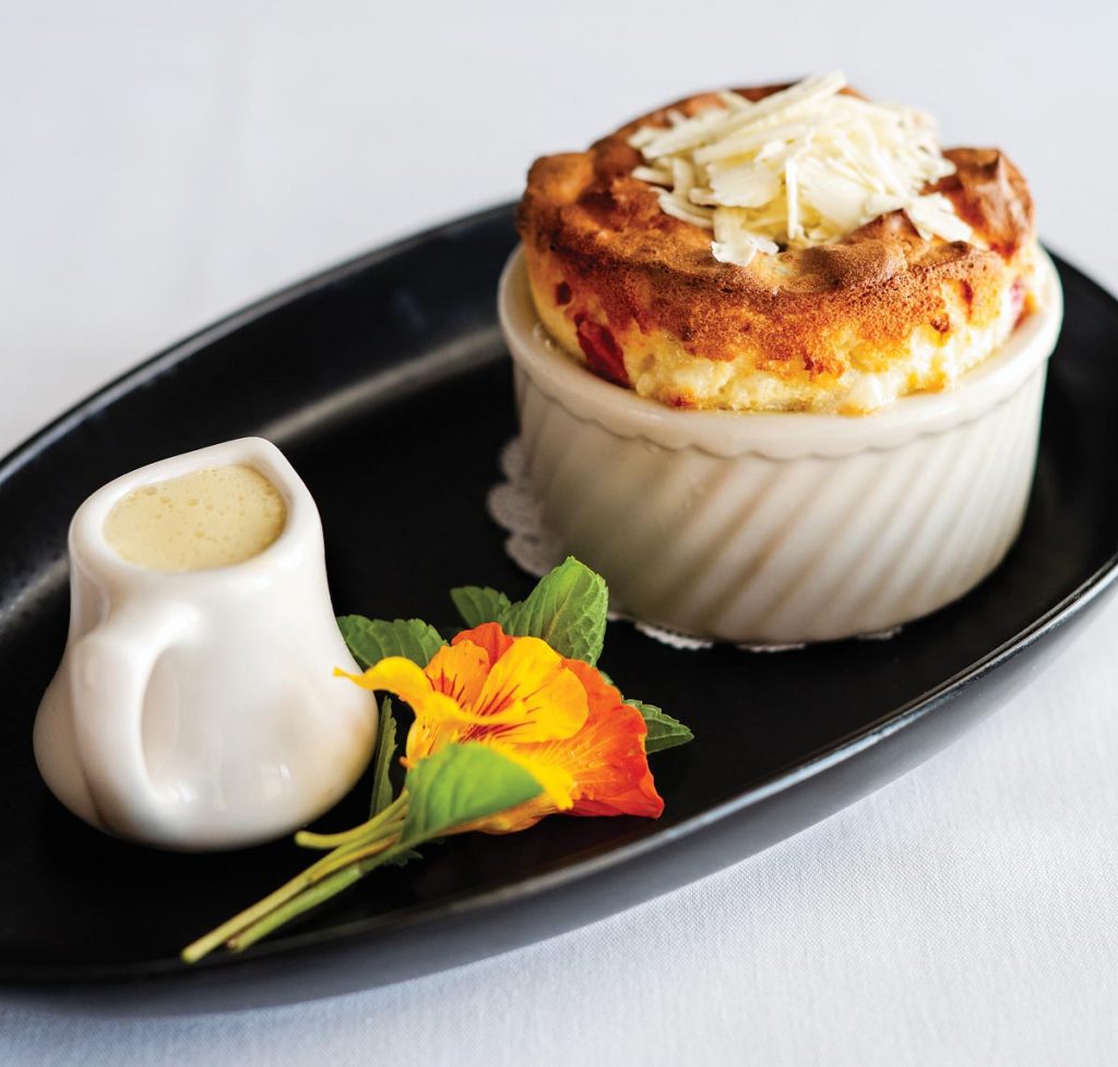 Sea Oaks Soufflé. Photo by Kim Bottalico