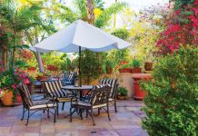 Guide to Keeping Things Cool in the Garden Shade is priceless when celebrating outdoors. Photo courtesy of iStock
