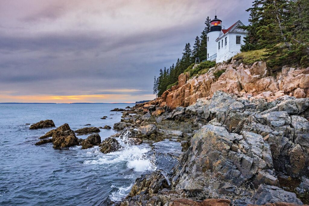 Bass Harbor Head Light Station, Acadia National Park, Maine by Bob Joy