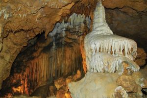 Dramatic stalagmites can be seen at Florida Caverns State Park, which is up in the Panhandle. Photo courtesy of iStock
