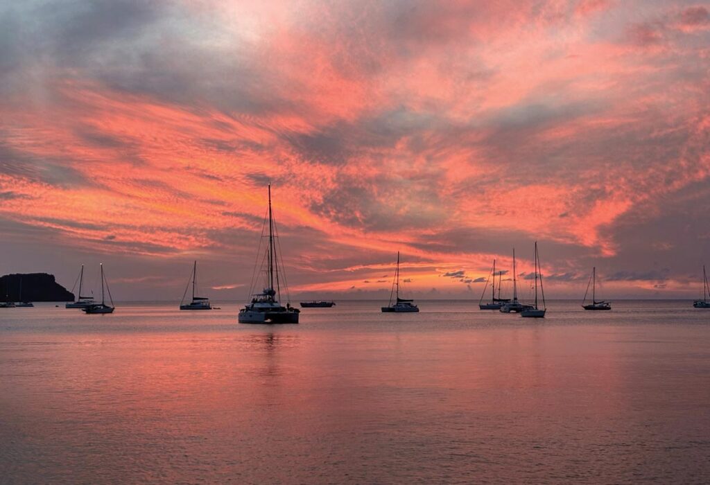 Princess Margaret Beach in Bequia offers stunning sunset views. Photo by Renáe Tesauro