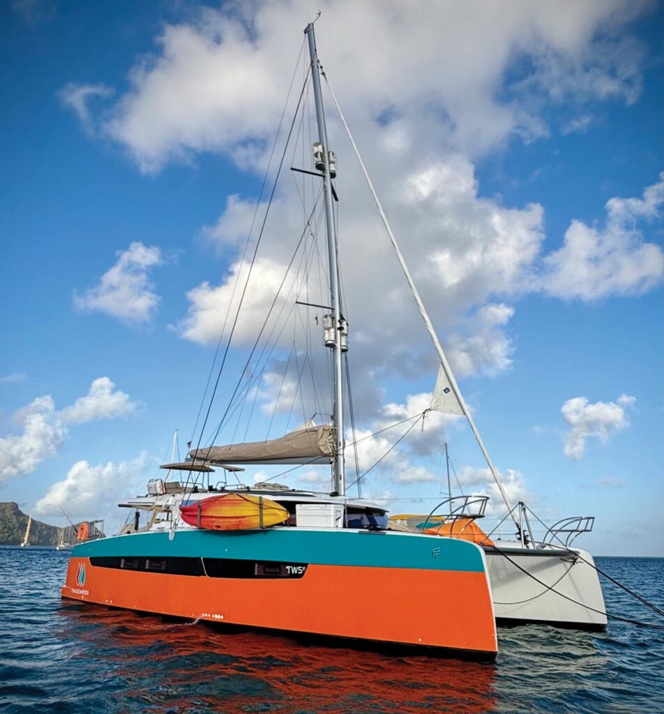 The 51-foot catamaran Hadali would be home to eight passengers and two crew for seven glorious days exploring the serene beauty of the Grenadines in the Lesser Antilles. Photo by Renáe Tesauro