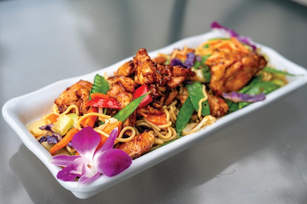 Chicken Lo Mein. Photo by Kim Bottalico