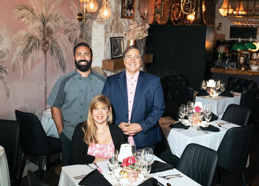 Chef Mike Mendez and his parents, Maria and Michael Angelo Mendez, celebrate their Cuban heritage. Photo by Steven Martine