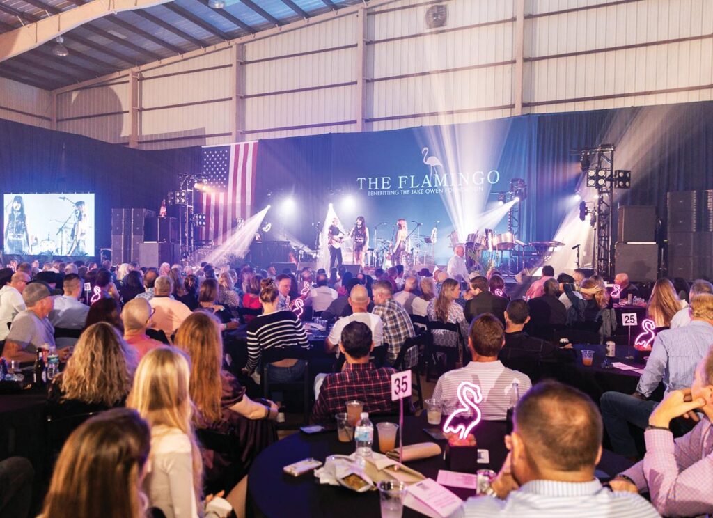 Jake Owen's concert. Photo courtesy of the Jake Owen Foundation