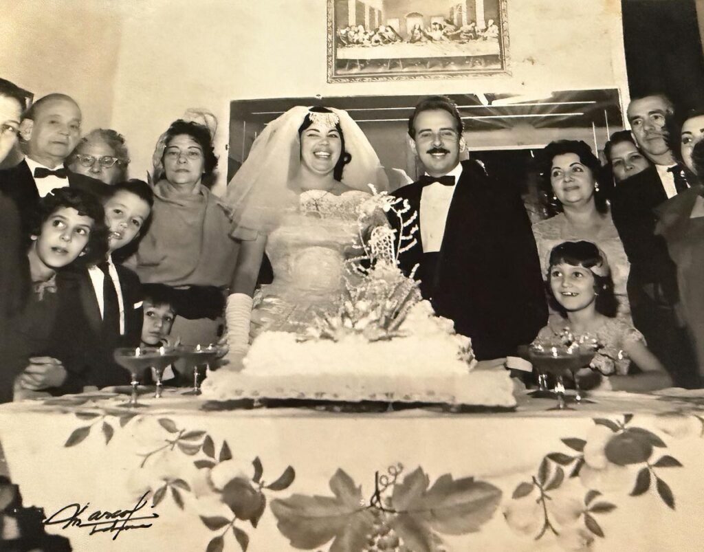 Maria’s parents, Yvelice Tomasa Robayna and Miguel Angel Gonzalez at their wedding