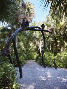 Playful monkeys in the Children’s Garden. Photo by Ngoc Minh Ngo
